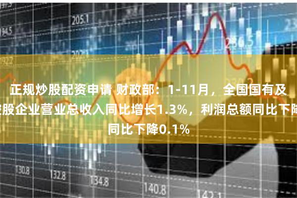 正规炒股配资申请 财政部：1-11月，全国国有及国有控股企业营业总收入同比增长1.3%，利润总额同比下降0.1%
